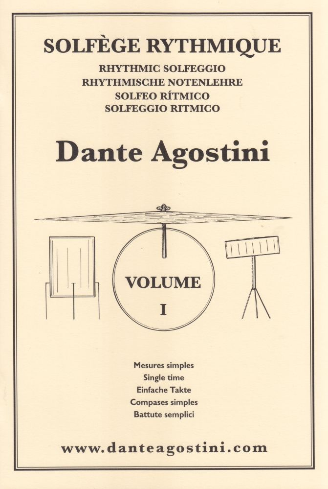 Noten Dante Agostini Solfege Rythmique 1 AGORTY1  Mesures simples_00011684_