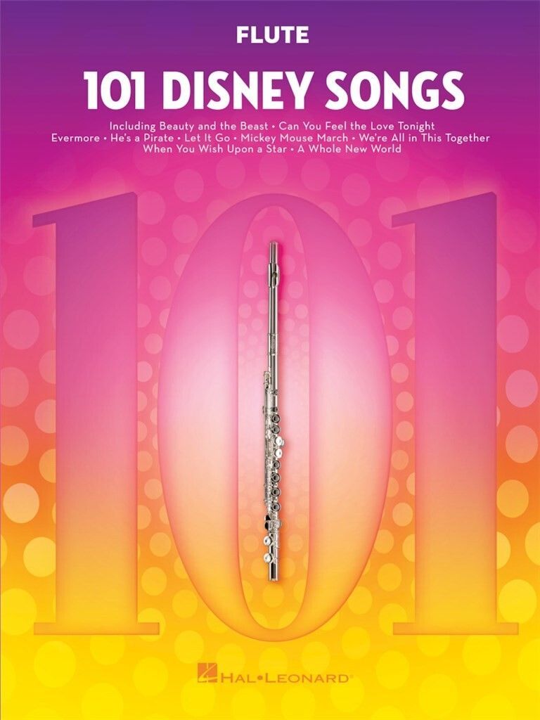 Noten 101 Disney Songs Querflöte Flute HL 244104 Hal Leonard