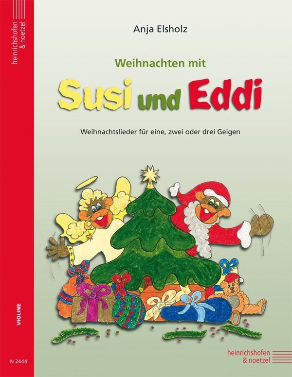 Noten Weihnachten mit Susi und Eddi N 2444 Anja Elsholz Christmas Violine string