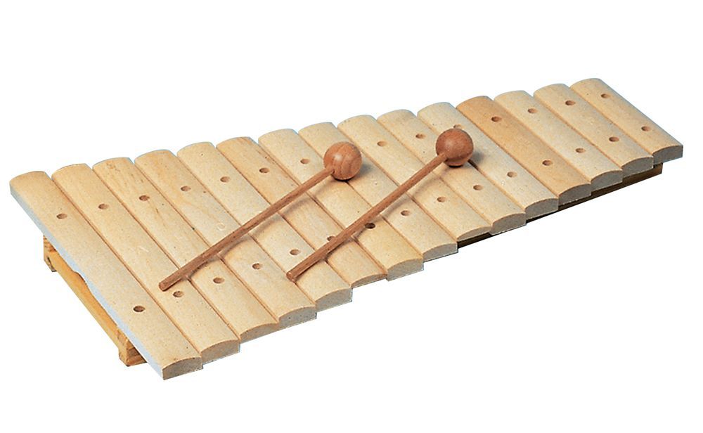 Goldon 11210 Xylophon Klangplatten aus Ahornholz für musikalische Früherziehung_00003183_
