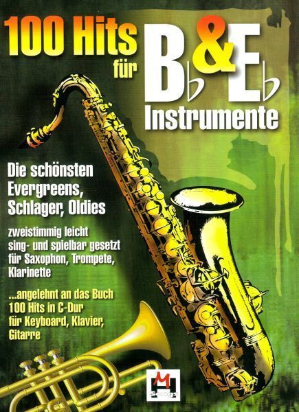 Noten 100 Hits für B & Es Instrumente Hildner Verlag  9783932839285 BOE 7697