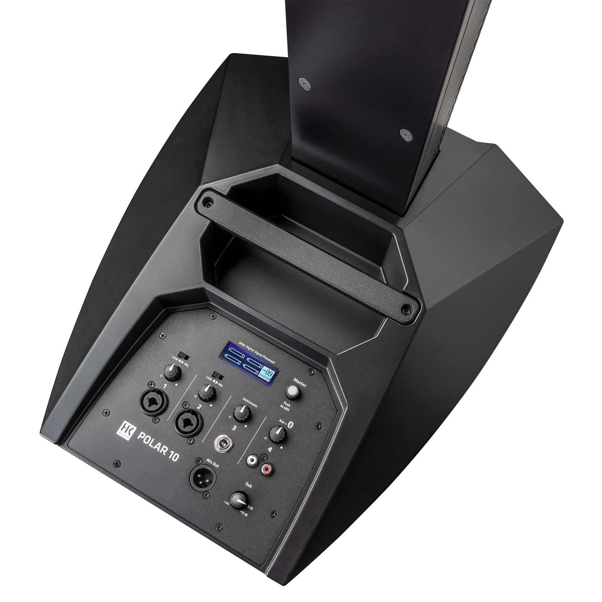 HK Audio Polar 10 Kompaktes Säulensystem mit Mixer + Bluetooth, inkl. Taschen HK Audio Polar 10 Kompaktes Säulensystem mit Mixer + Bluetooth, inkl. Taschen