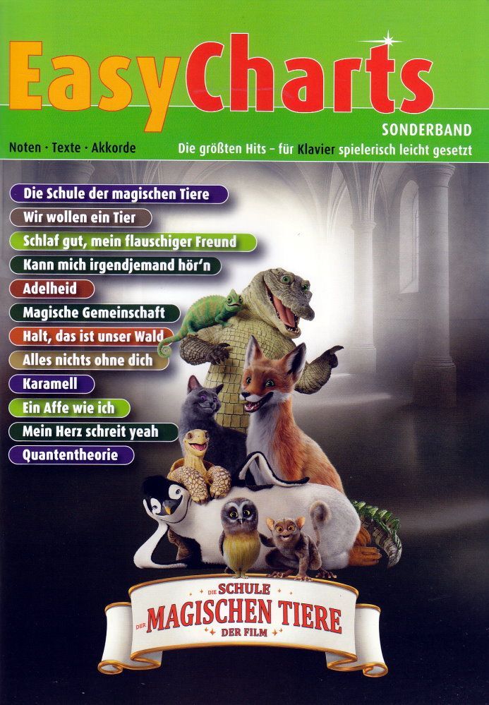 Noten Easy Charts Sonderband: Die Schule der magischen Tiere MF 3595 _00054479_