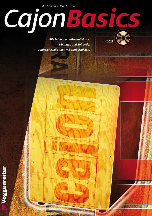 Noten Cajon Basics Matthias Philipzen  incl. CD Voggenreiter 764_00011654_