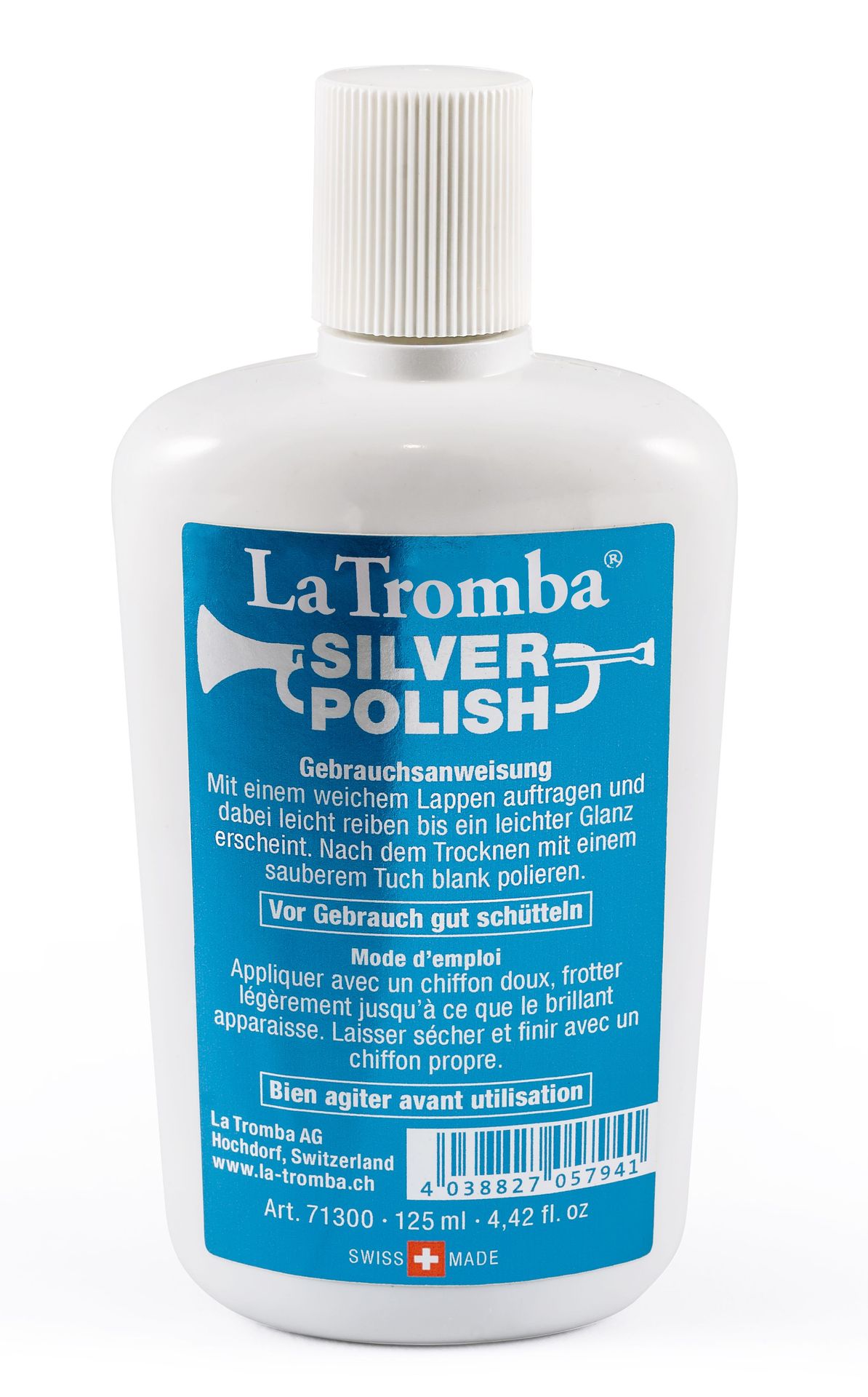 4038827057941 - La Tromba Silver Polish Politur für Metallblasinstrumente 125ml 4038827057941 - La Tromba Silver Polish Politur für Metallblasinstrumente 125ml