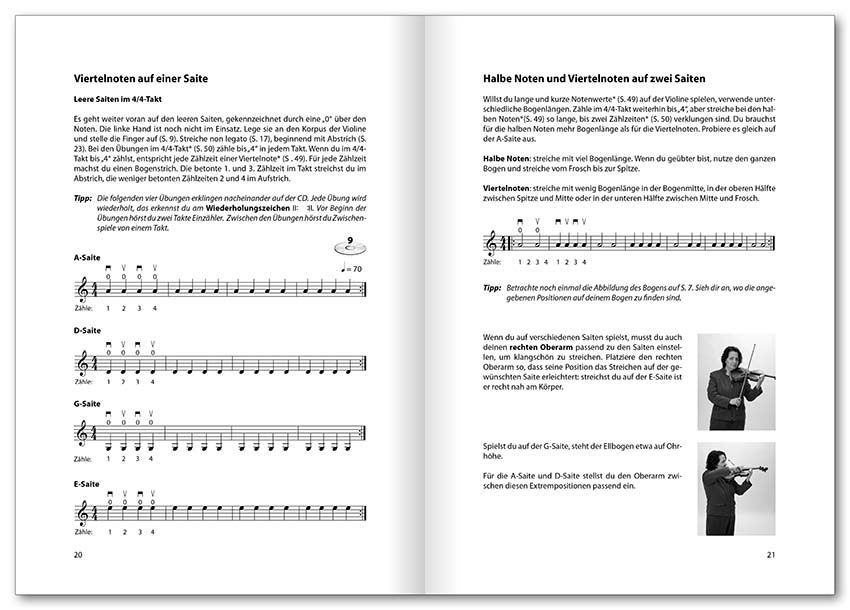 Noten Violin basics incl. CD Der Anfängerkurs Voggenreiter 0645