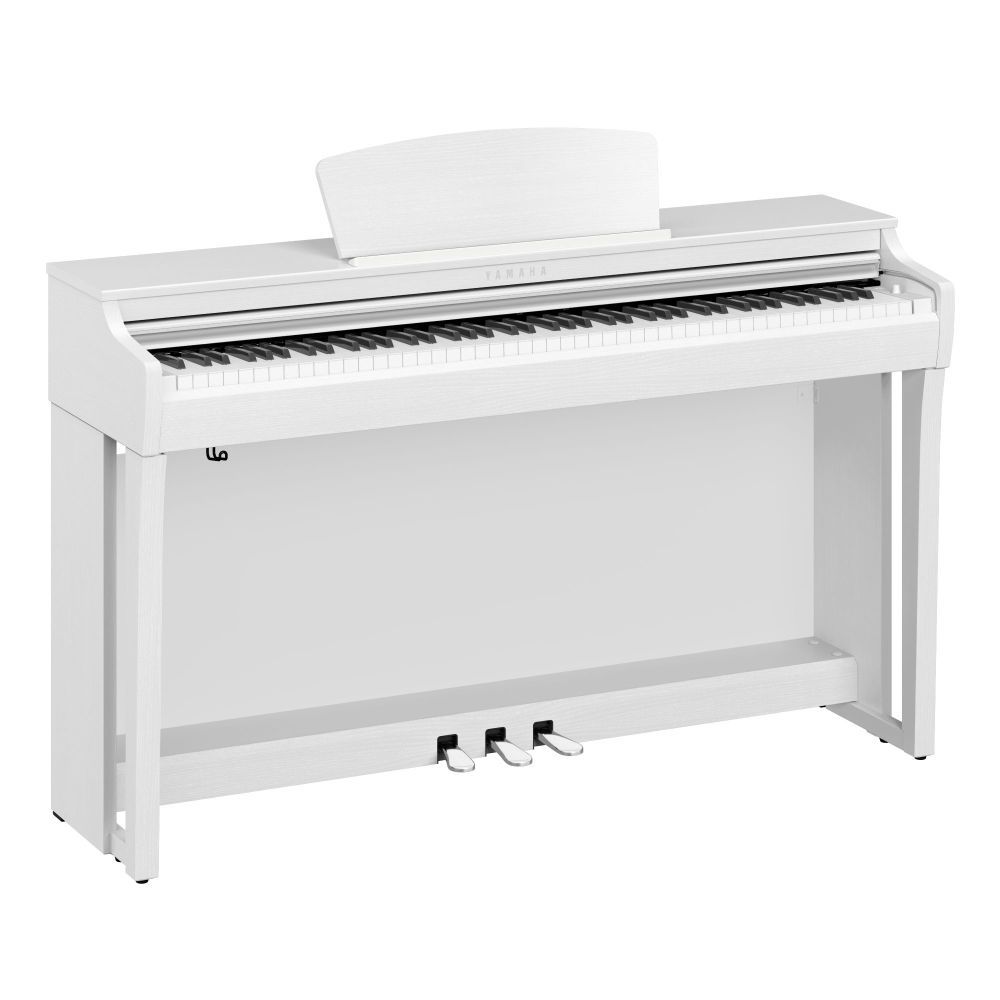 Yamaha CLP-725WH Digitalpiano weiß matt, E-Piano Yamaha mit GH3X-Tastatur 