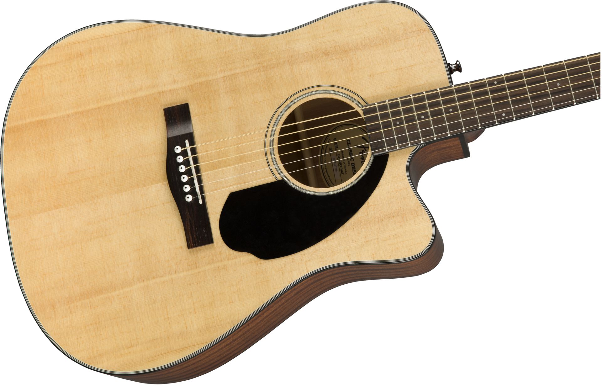 Fender CD-60 SCE NAT WN Akustikgitarre mit Pickup Natur