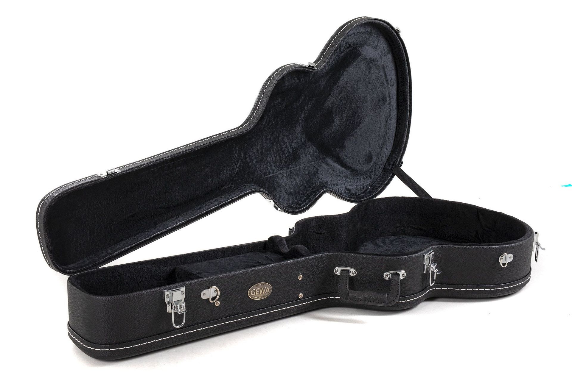 Gewa Gitarrenkoffer für Semiakustik-E-Gitarre Arched Top schwarz Gewa Gitarrenkoffer für Semiakustik-E-Gitarre Arched Top schwarz