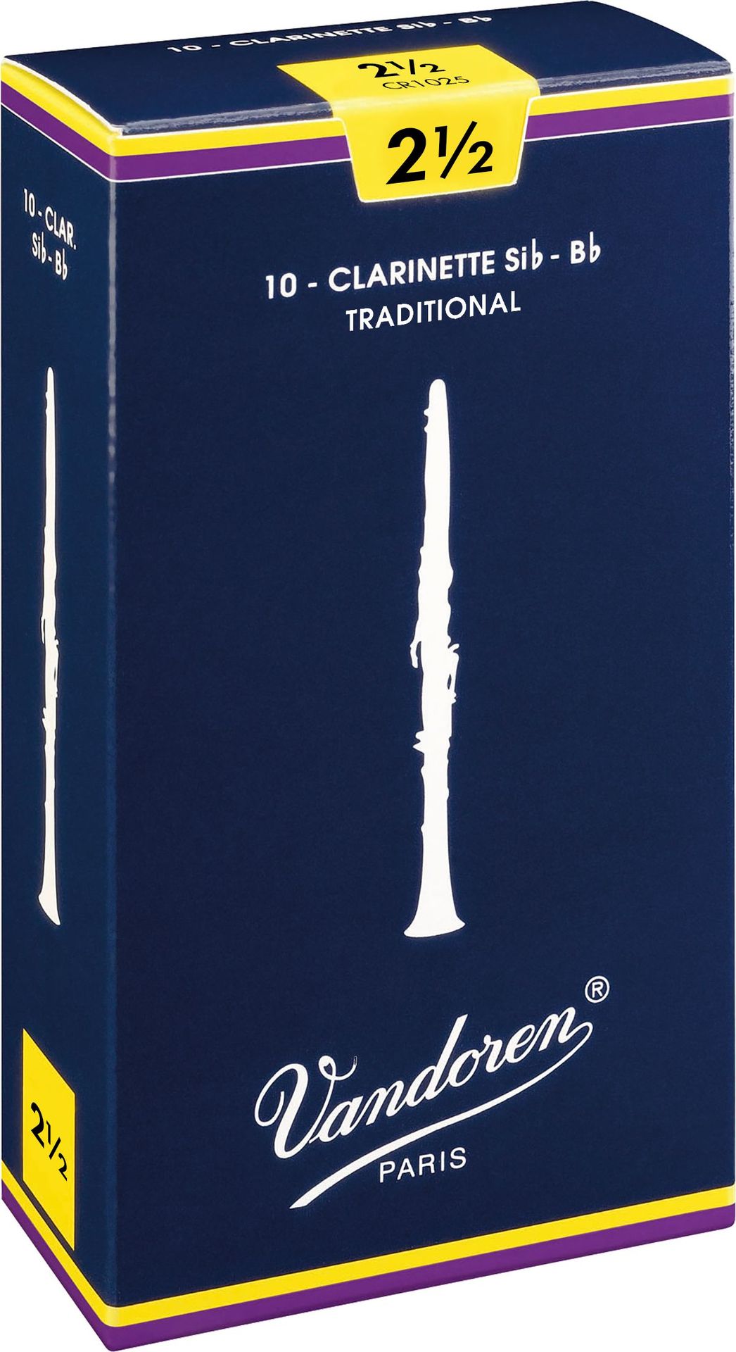 Vandoren Traditional B-Klarinette 2,5 Blatt Classic