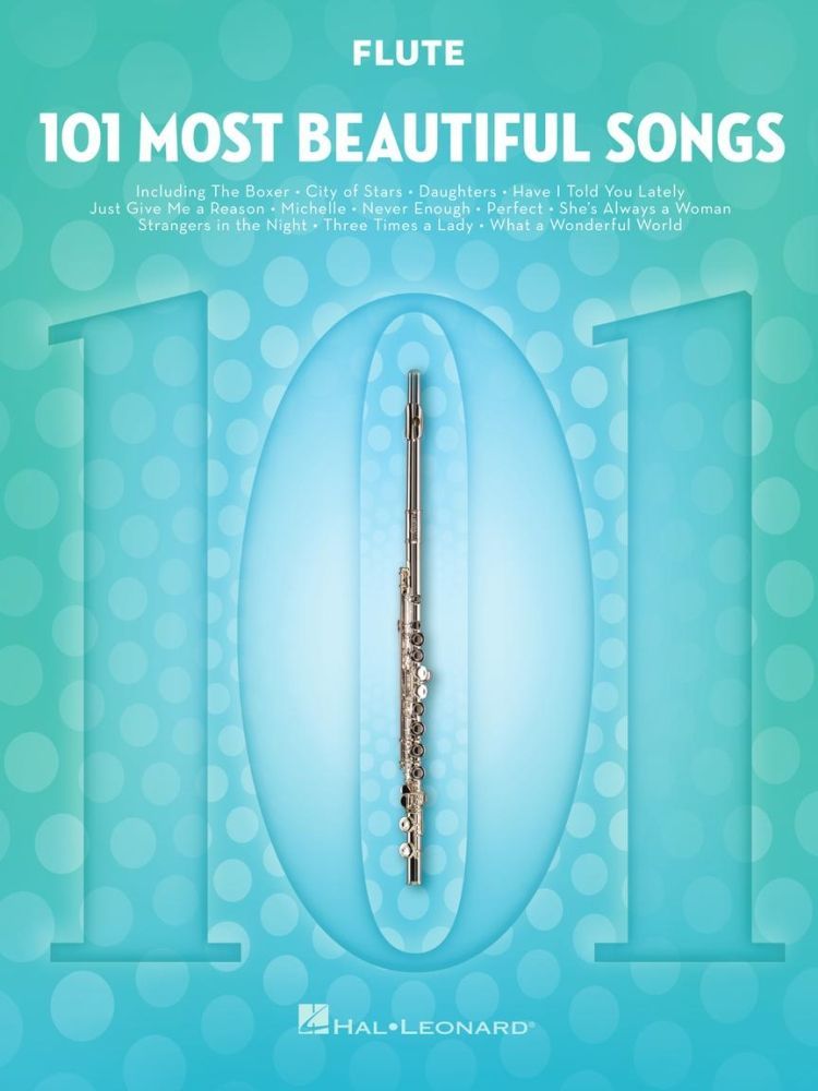 Noten 101 most beautiful songs Querflöte Pop- & Instrumentalmusik HL 291023