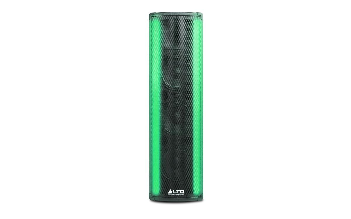 Alto Spectrum PA Aktives 6,5 Zoll 200 Watt PA System mit Mixer + LED Beleuchtung