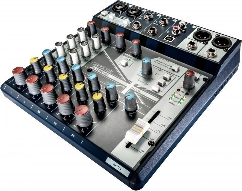Soundcraft Notepad-8FX Kompaktmischpult 8-Kanal Mixer Soundcraft Notepad-8FX Kompaktmischpult 8-Kanal Mixer
