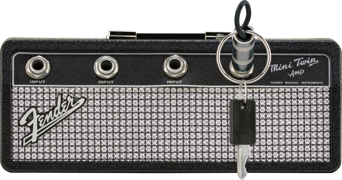 Fender Amp Keychain Holder/ Jack Rack Schlüsselbrett mit 4 Schlüsselanhängern_00041807_