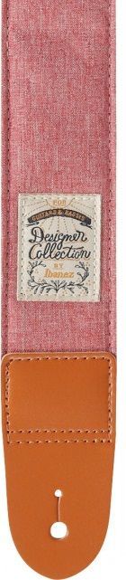 4549763168542 - DCS50D-RD Designer Gitarrengurt Red