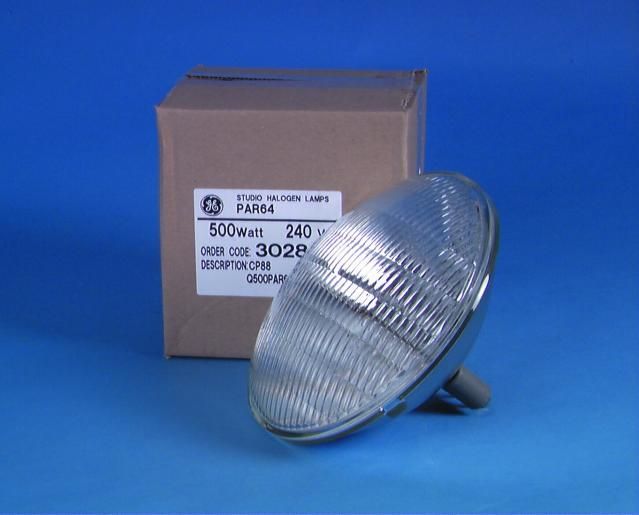 General Electric GE CP88, 230V/500W MFL Glühbirne für Lampe PAR-64