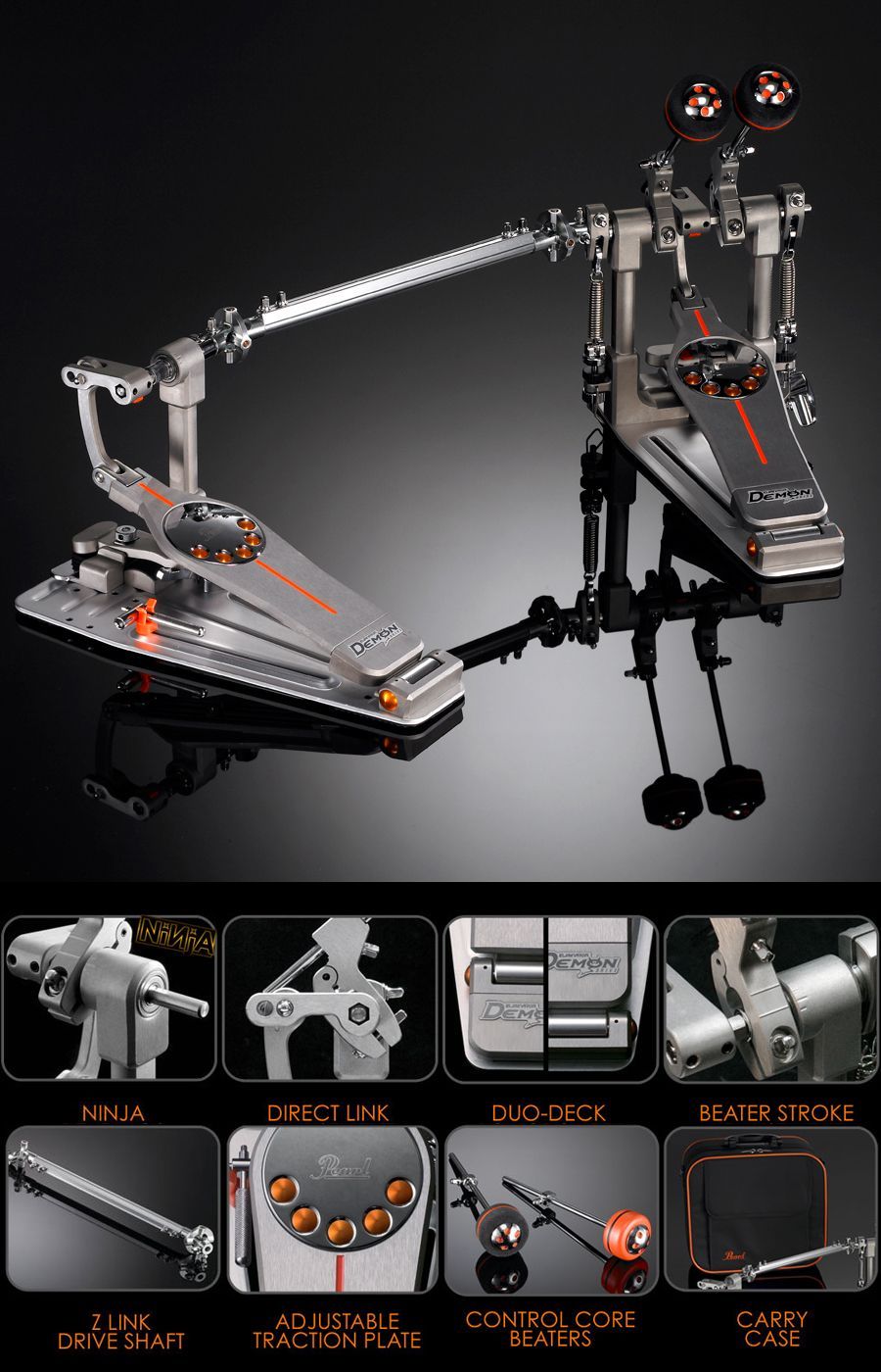 Pearl P-3002D Demon Drive Double Pedal