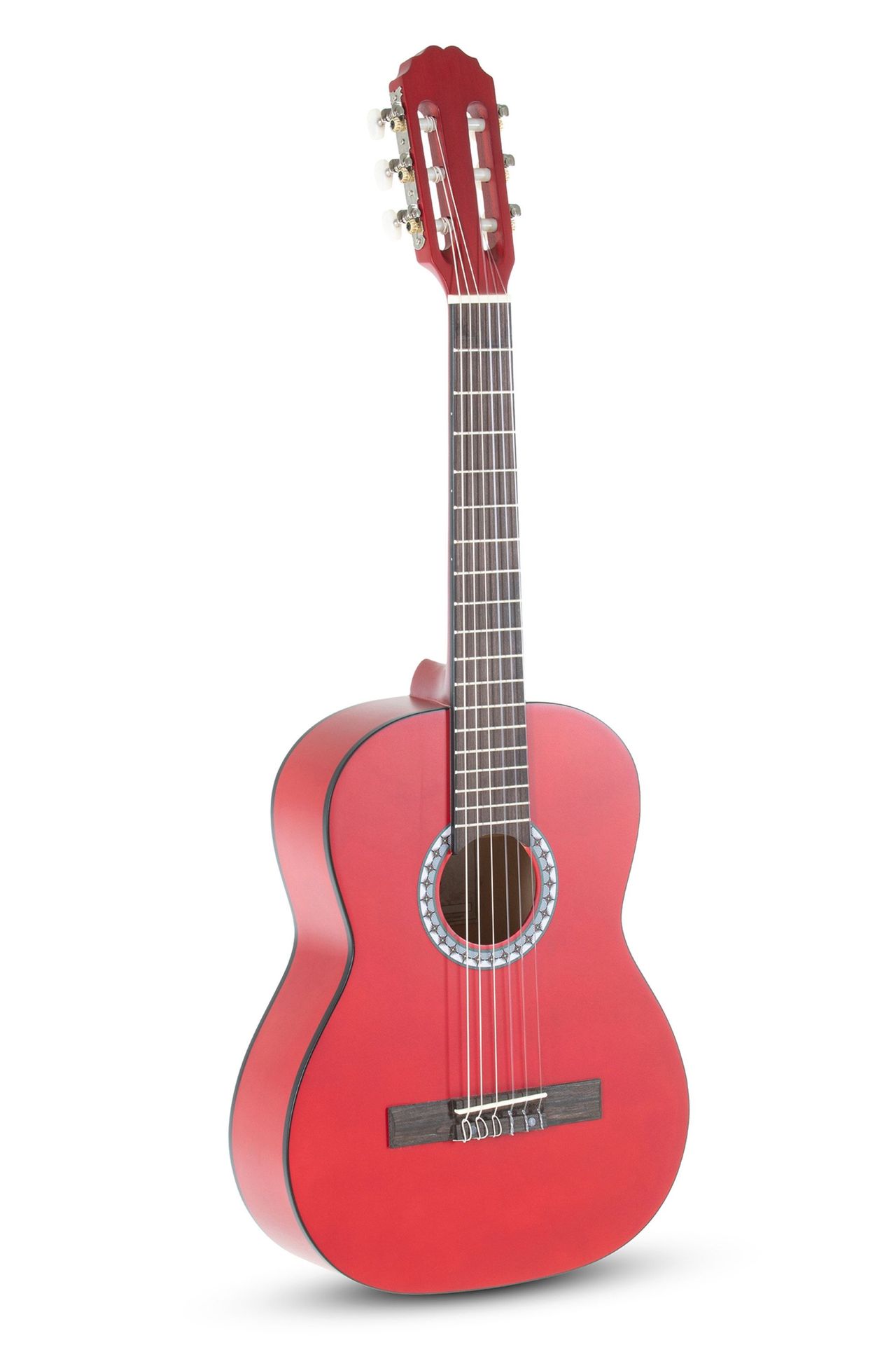 4046662249551 - PURE Klassikgitarre Basic 1 2 Transparent Rot 4046662249551 - PURE Klassikgitarre Basic 1 2 Transparent Rot