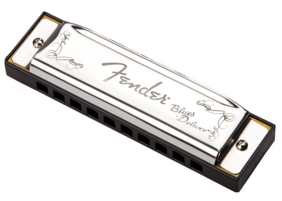 Fender Blues DeLuxe Harmonica F-Dur /20 Mundharmonika incl. Etui