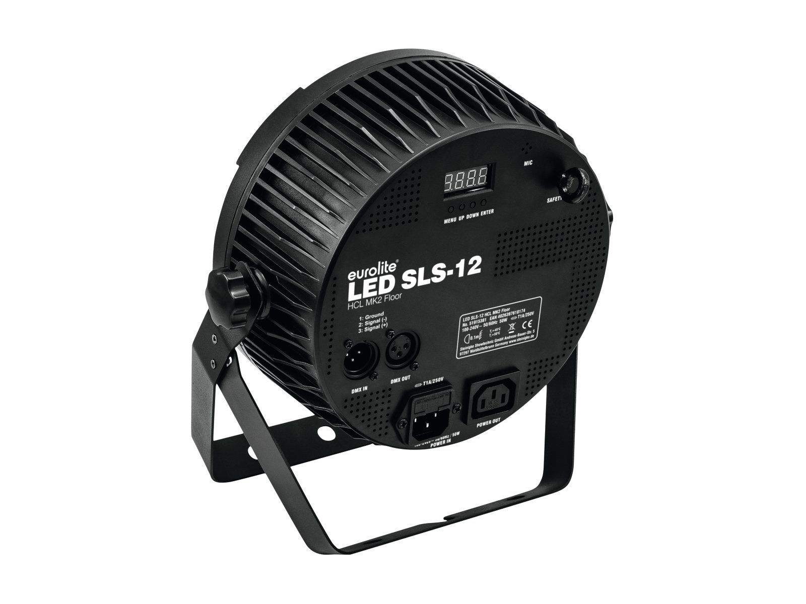 EUROLITE LED SLS-12 HCL MK2 F flacher LED Scheinwerfer  mit 12 x 10 W RGBAW+UV_00041157_
