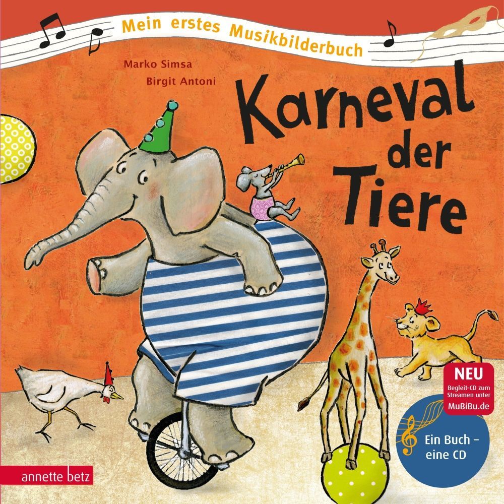 9783219116878 - Mein erstes Musikbilderbuch mit CD und zum Streamen Karneval der Tiere (Mein erstes Musikbilderbuch mit CD und zum Streamen) - Marko Simsa Gebunden 9783219116878 - Mein erstes Musikbilderbuch mit CD und zum Streamen Karneval der Tiere (Mein erstes Musikbilderbuch mit CD und zum Streamen) - Marko Simsa Gebunden