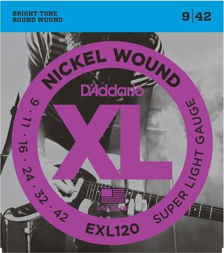 D'Addario EXL120 E-Gitarren Saiten .009-.042_00042030_