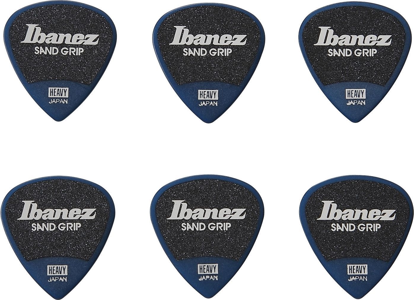 Ibanez PPA16HSG-DB 1mm Flat Pick Sand Grip 6er Pack_00042023_