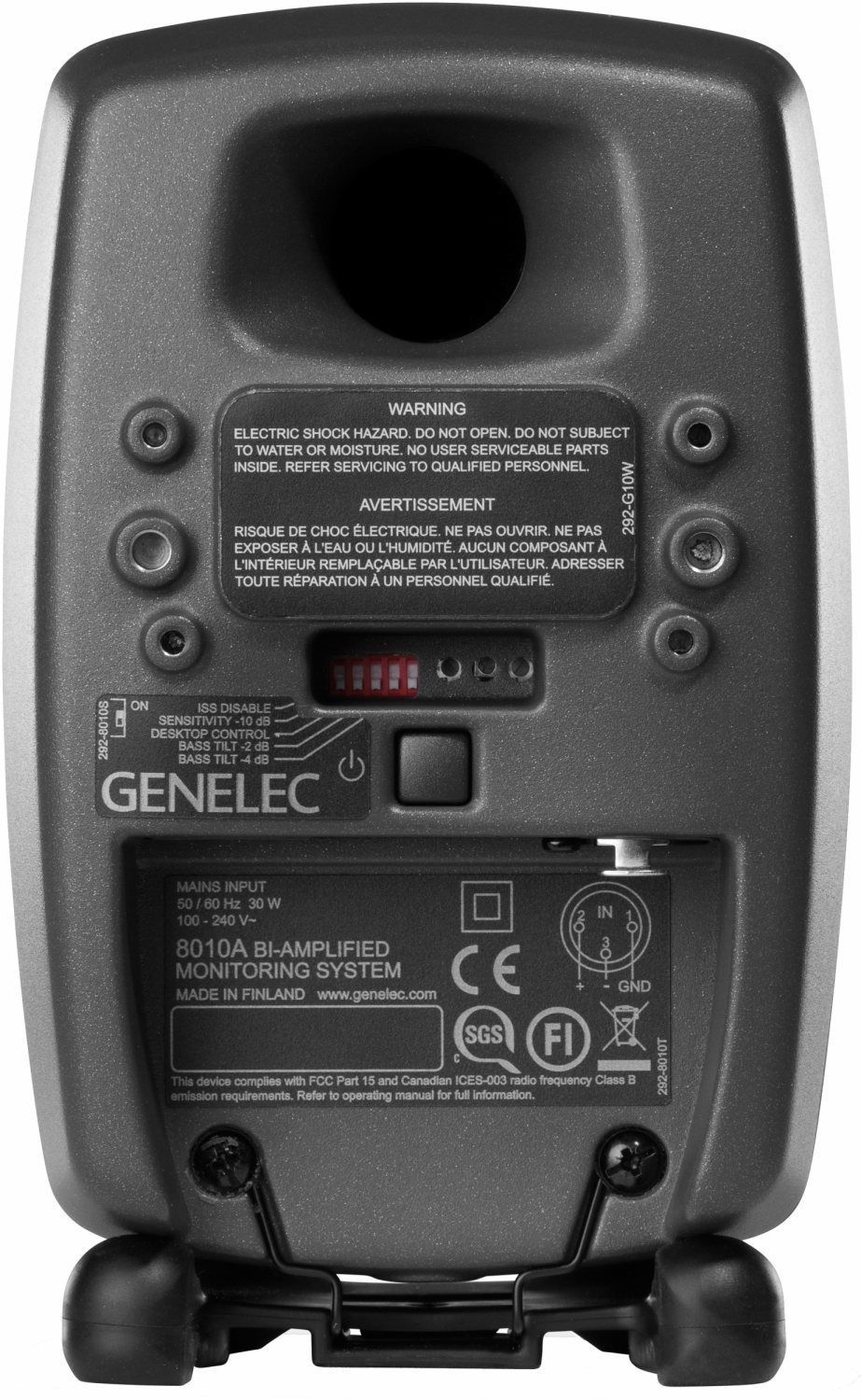 Genelec 8010 AP Studio Monitor Aktivlautsprecher Alugehäuse, anthrazit