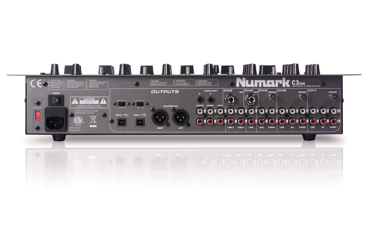 Numark C3 USB 19" DJ-Mixer