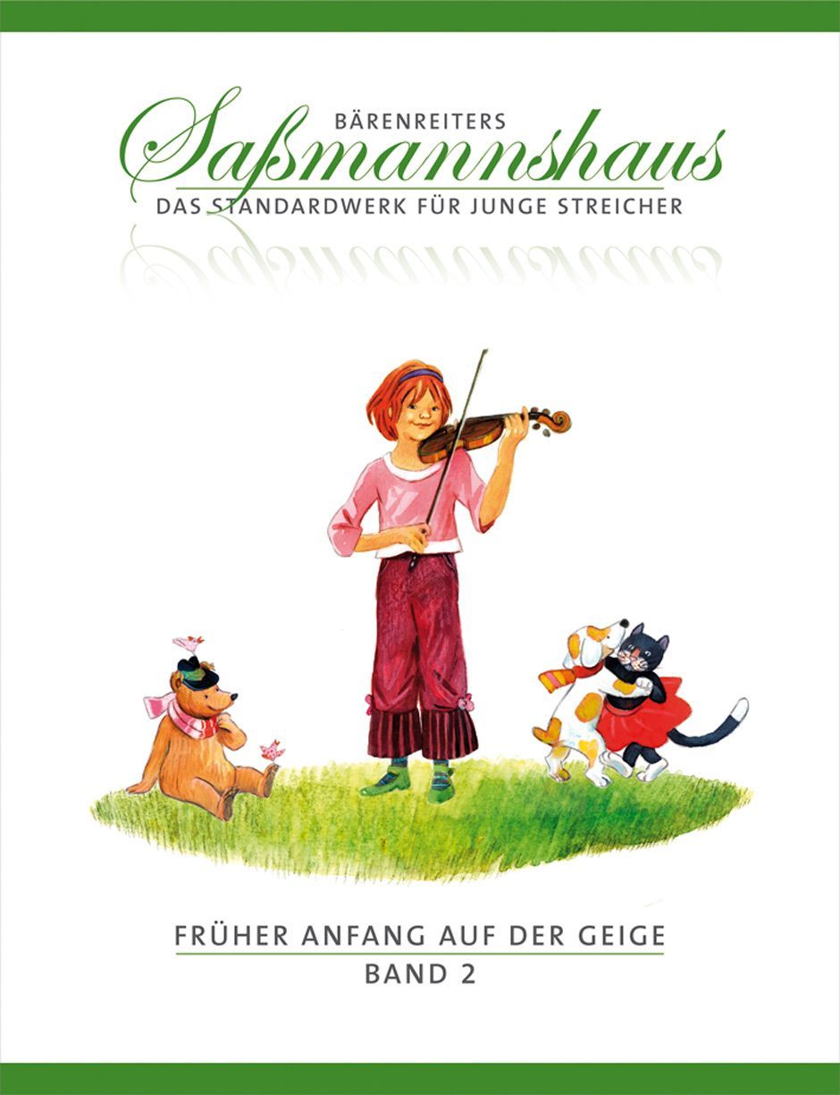 Schule Früher Anfang auf der Geige 2 - Egon Saßmannshaus Bärenreiter BA9672_00006023_