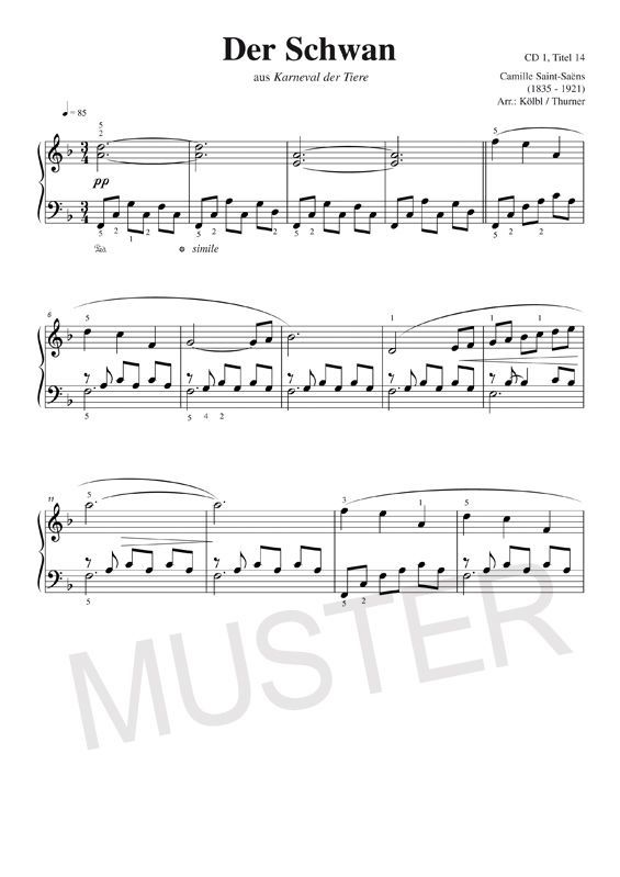 Noten PIANO PIANO 2 - mittelschwer Ed Hage-3743 incl. 4 CDs Notensuche Markstein_00026102_