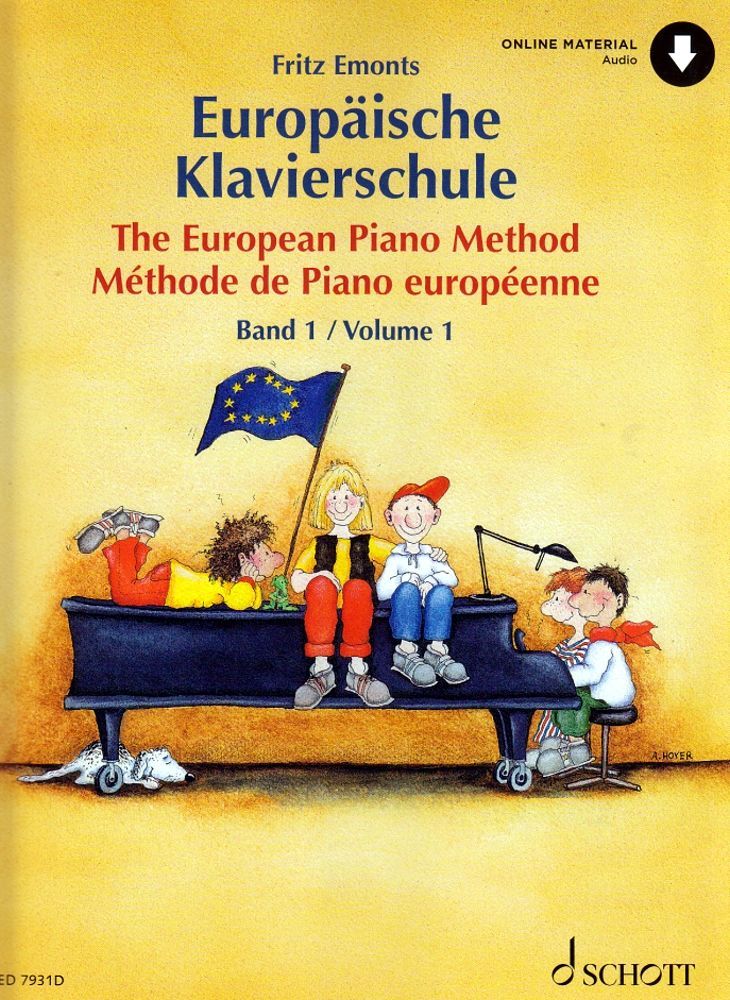 Schule Europäische Klavierschule 1 Fritz Emonts Schott ED 7931D audiodownload