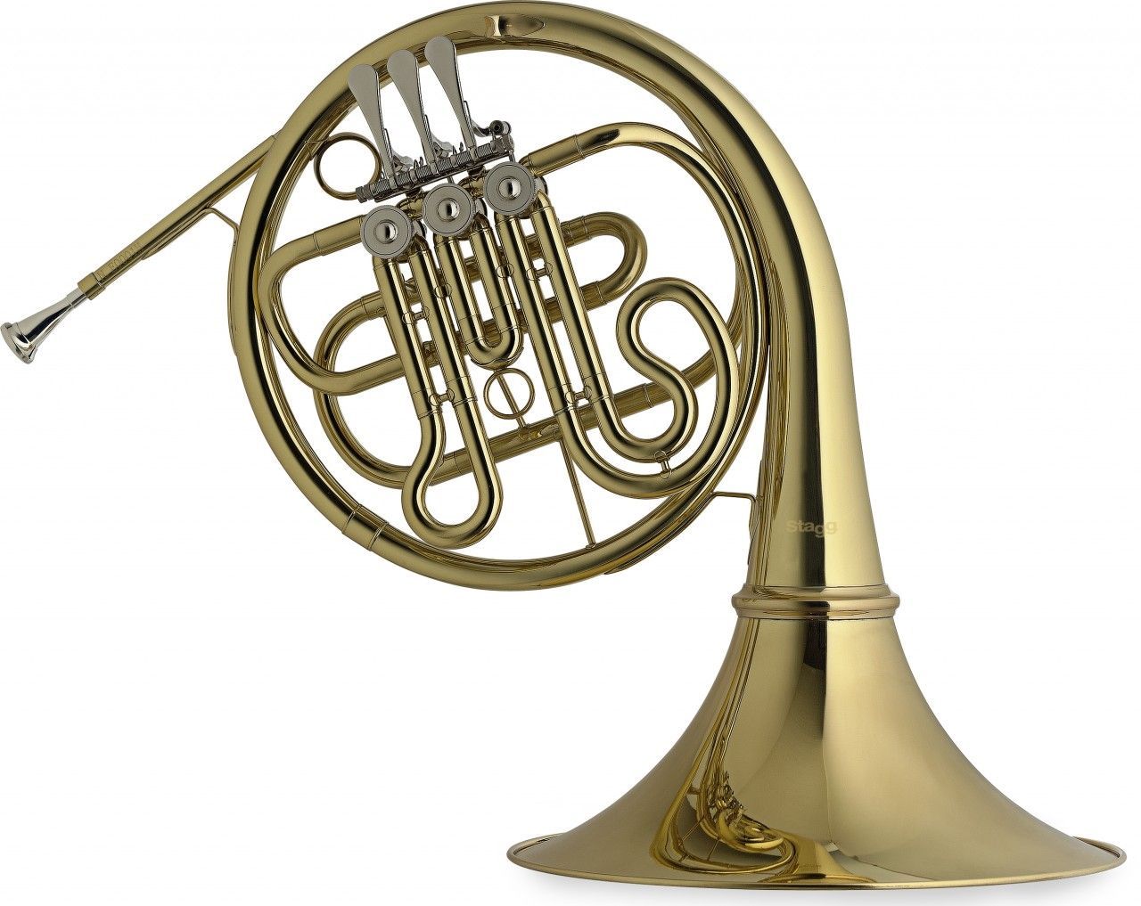 SWING WH-203 Bb-Waldhorn Messing, incl.Etui und Zubehör