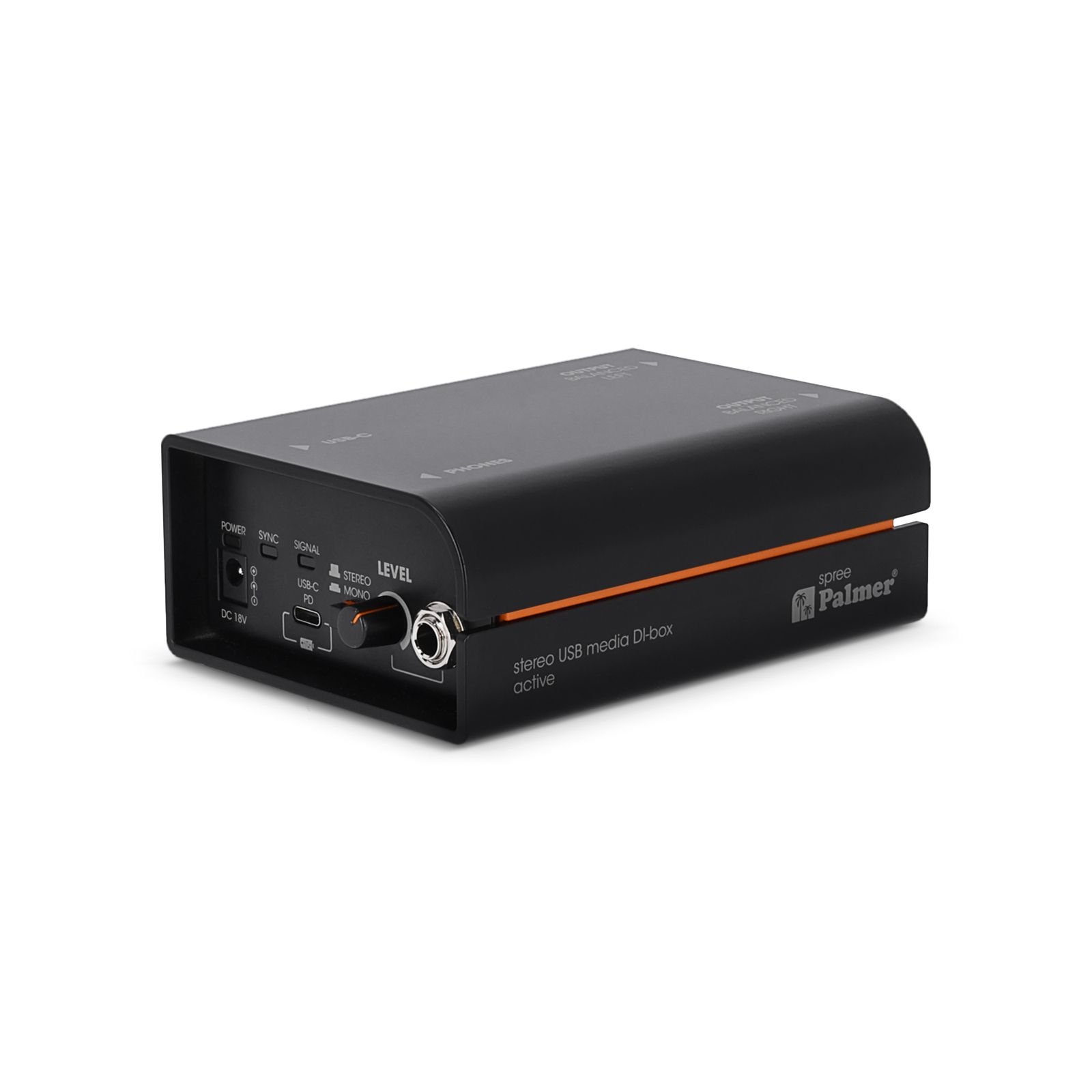 Palmer RIVER spree  Aktive Stereo-Media-DI-Box mit USB-C_00055035_