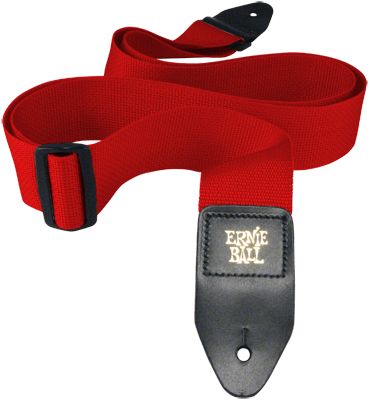 Ernie Ball Gitarrengurt aus Polypropylen, rot