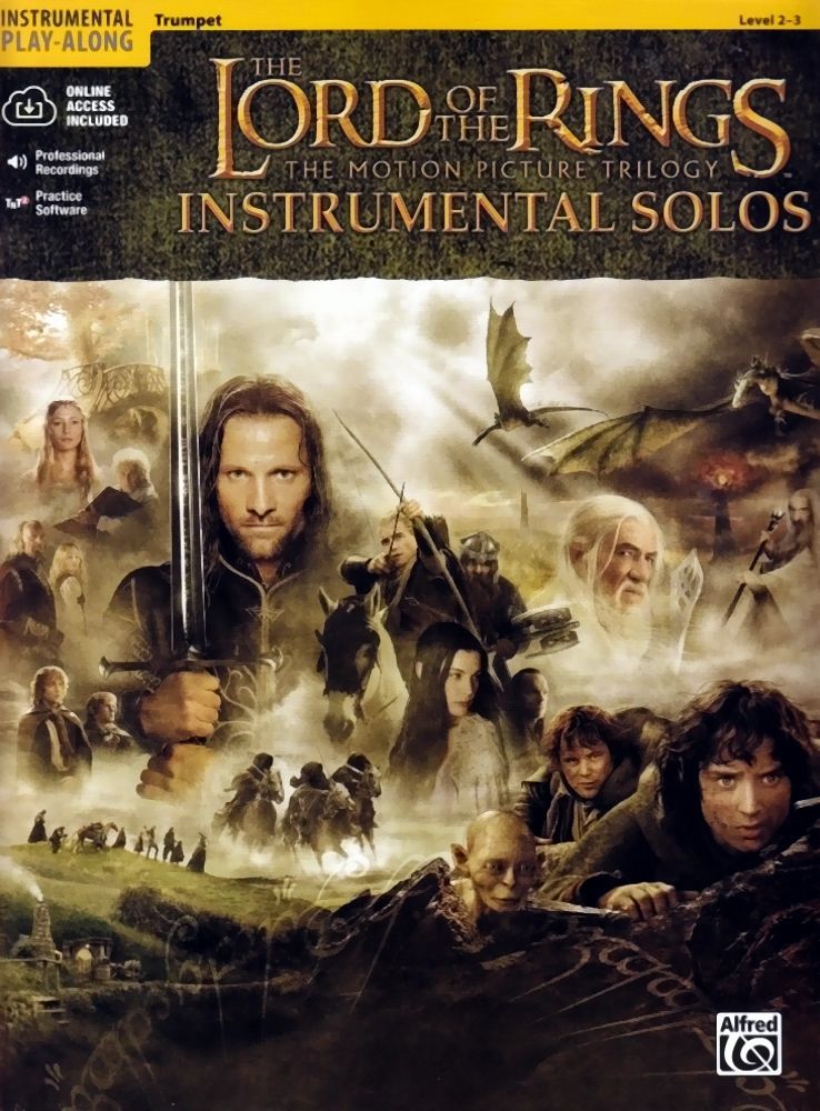 Noten Herr der Ringe Lord of the rings incl. Audio downloadcode Trompete