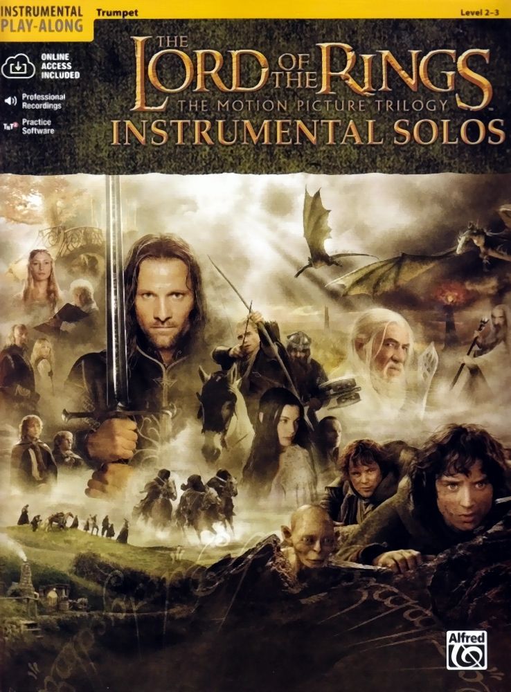 Noten Herr der Ringe Lord of the rings incl. Audio downloadcode Trompete 00050793