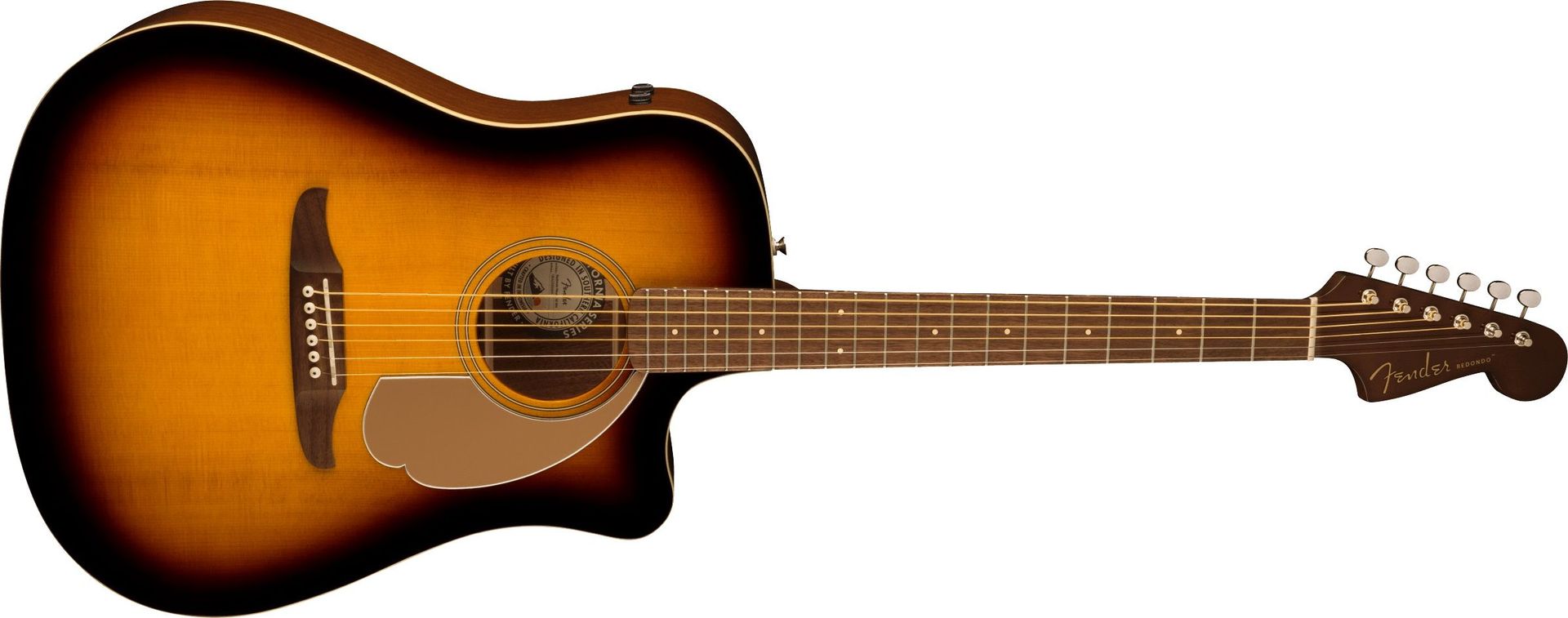 Fender Redondo Player Sunburst WN  Akustikgitarre mit PU Cutaway