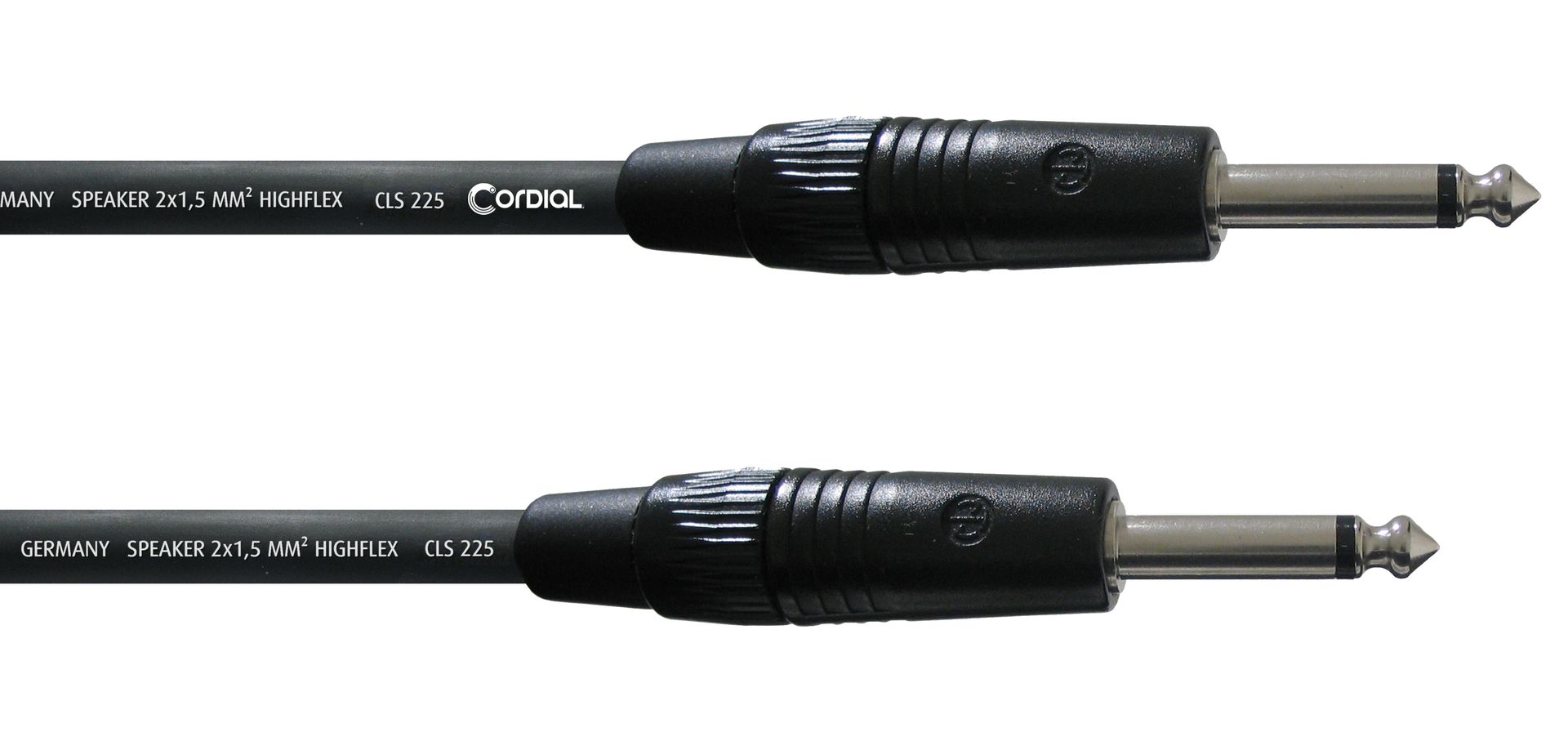 Cordial CPL 1.5 PP 25 Boxenkabel 1,5m, Klinke/Klinke, Neutrik, 2x2,5mm²_00050443_