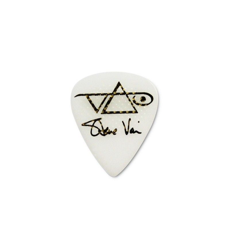 Ibanez Steve Vai Guitar-Pick White 6er Pack Polyacetal-Rubber  Picks Heavy 1mm