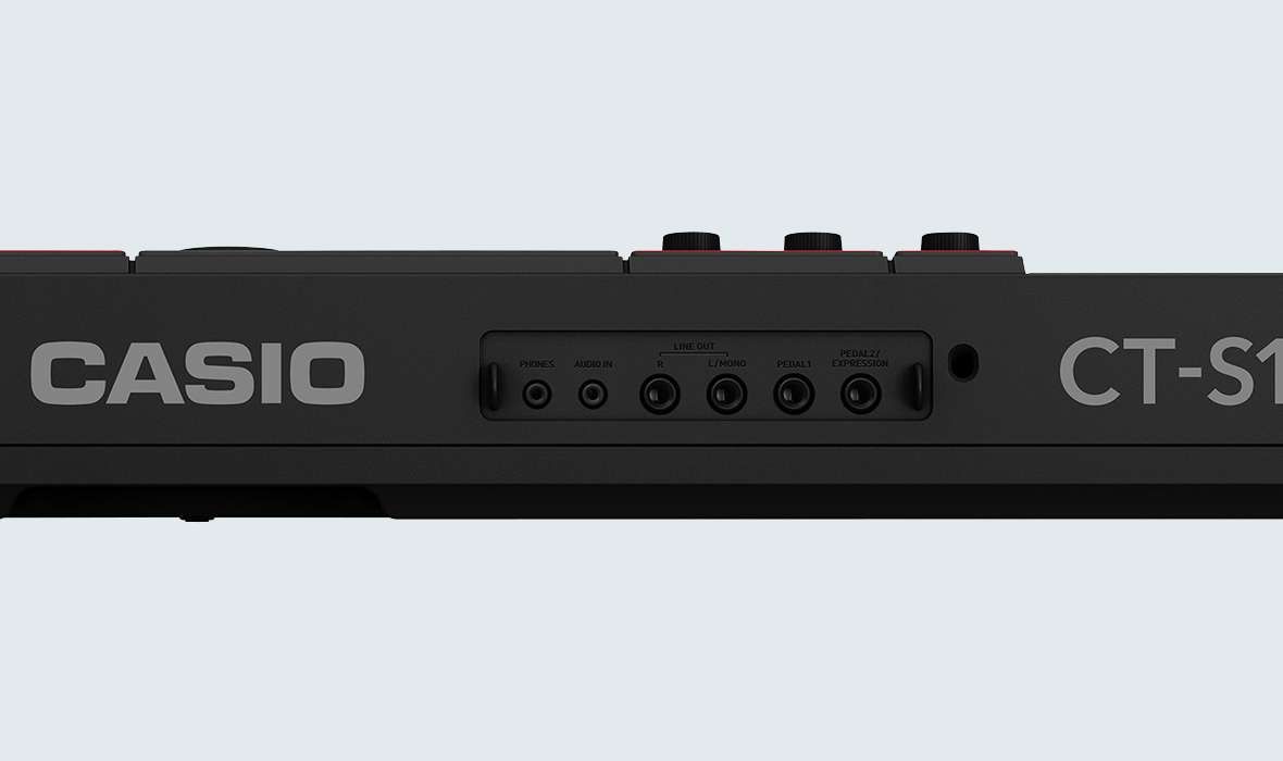 Casio CT-S1000V Keyboard incl.Netzadapter, USB, Audio-in, incl.WUBT10 Casio CT-S1000V Keyboard incl.Netzadapter, USB, Audio-in, incl.WUBT10