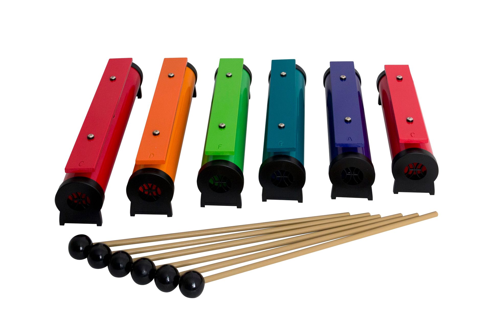 Goldon Klangbausteine 11406 Boomwhackers pentatonisch für musikalische Früherzie