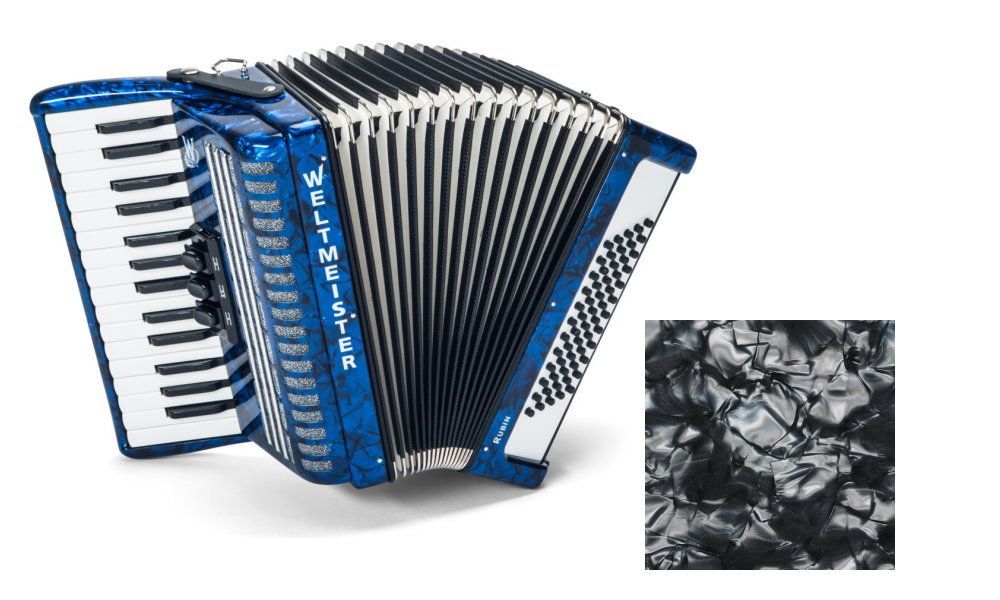 4064341002839 - Rubin 60 Akkordeon grau  New Look 30 60 II 3  60 Bässe