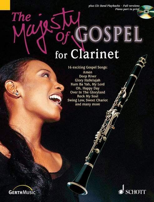 Noten Majesty Gospel Clarinet Klarinette incl. CD Ed Schott ED 9697