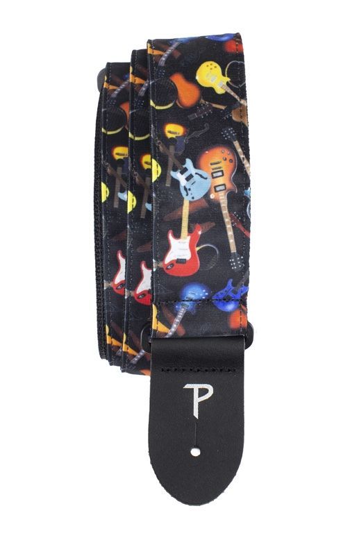 0881738159488 - Perris Strap 7642 Guitars all over Gitarrengurt aus Popeline 0881738159488 - Perris Strap 7642 Guitars all over Gitarrengurt aus Popeline