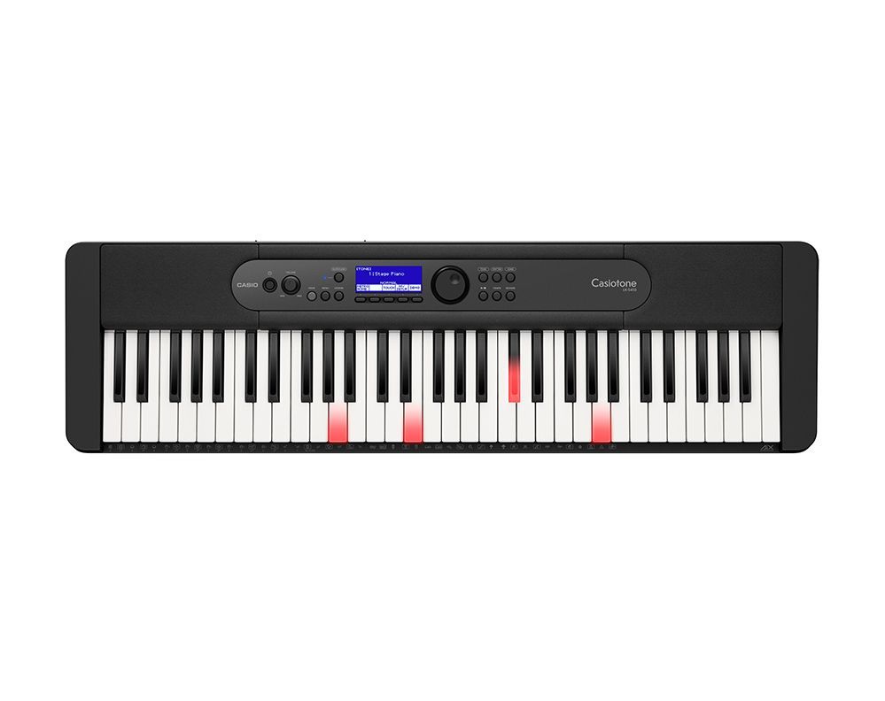 Casio LK-S450 Keyboard mit 61 Leuchttasten im Piano-Look und Lernfunktion
