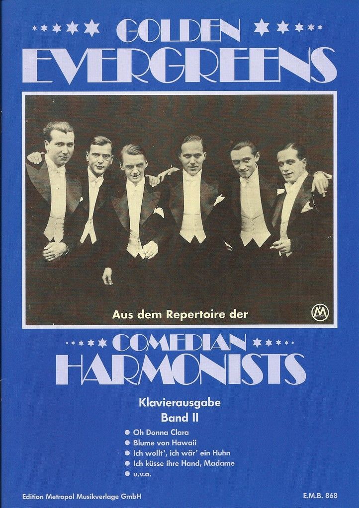 Noten Comedian Harmonists 2 II Klavier & Gesang Metropol EMB-868_00052975_