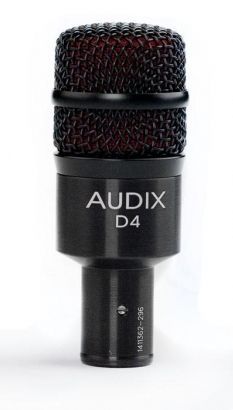 Audix D4 Instrumenten Mikrofon für Bassdrum, Floortom, dynamisch, Hyperniere
