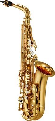 Yamaha YAS-280 Altsaxophon , hoch Fis-Klappe, Goldlack, Rucksackkoffer