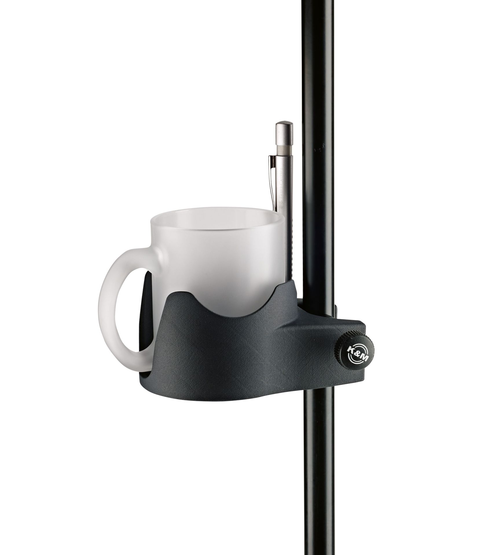 K&M 16027 Getränkehalter Biobased zum Anklemmen an Stative bis ø 30 mm_00052185_